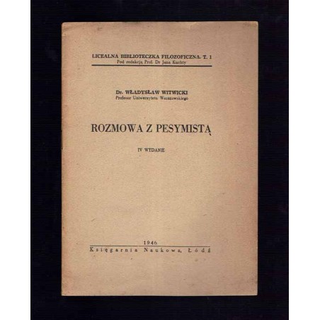 Rozmowa z pesymistą