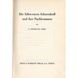 Die Schwestern Schorndorff und ihre Nachkommen