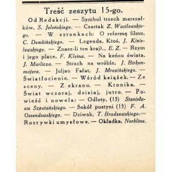 Tęcza. Ilustrowane pismo tygodniowe. R.2 (1928). Z. 15 (14 kwietnia 1928) / Stefan Norblin / Grupa Czartak / Bodzentyn / Julian
