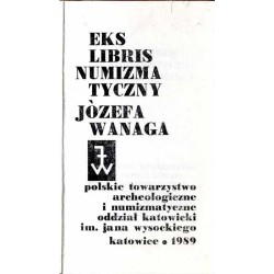Ekslibris numizmatyczny Józefa Wanaga