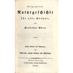 Thierreich. Bd. 2, Abt. 1 / Allgemeine Naturgeschichte für alle Stände Bd. 5, Abt. 1