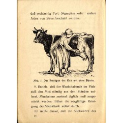 Merkblatt für die Melkerin-Viehpflegerin
