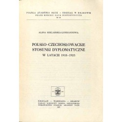 Polsko-czechosłowackie stosunki dyplomatyczne w latach 1918-1925