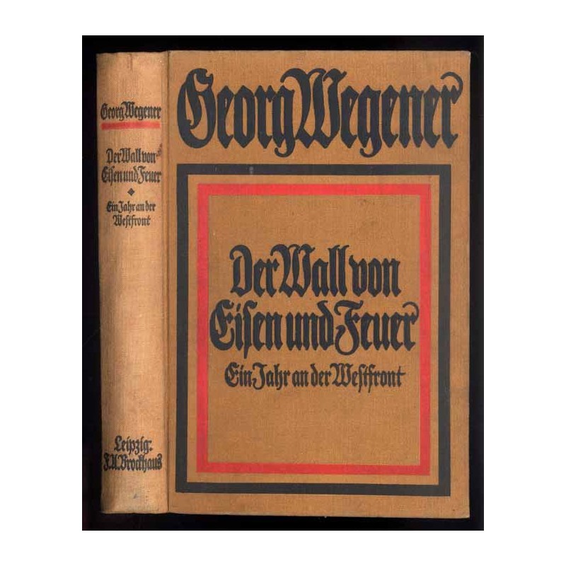 Der Wall von Eisen und Feuer. Ein Jahr an der Westfront