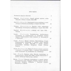 Aparat ucisku na Lubelszczyźnie w latach 1944-1956 wobec duchowieństwa katolickiego. Konferencja naukowa, Lublin 18 XI 1998 r