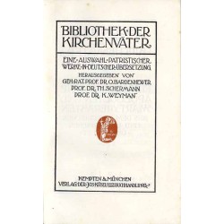 Bibliothek der Kirchenväter. Eine Auswahl Patristischer Werke in deutscher übersetzung. Reihe 1. B. 14: Frühchristliche Apologet