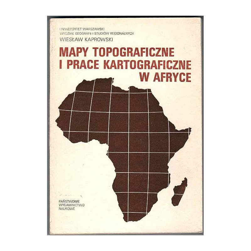 Mapy topograficzne i prace kartograficzne w Afryce