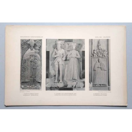 Bilderwerk schlesischer Kunstdenkmäler. Mappe III: Innere Ausstattung. Bildnisse in Stein und Erz. Tafel 228.1: Breslau [Wrocław