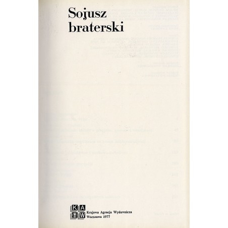 Sojusz braterski