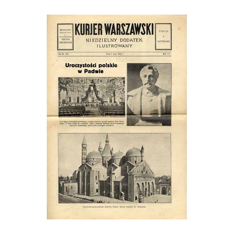 Kurjer Warszawski. Niedzielny dodatek ilustrowany. R.117 (1937). Nr 120 (2 maja 1937) / Jan Zamoyski, Józef Beck