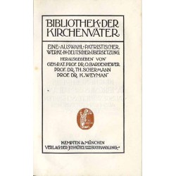 Bibliothek der Kirchenväter. Eine Auswahl Patristischer Werke in deutscher übersetzung. Reihe 1. B. 17: Ambrosius von Mailand: E
