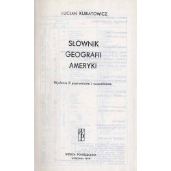 Słownik geografii Ameryki