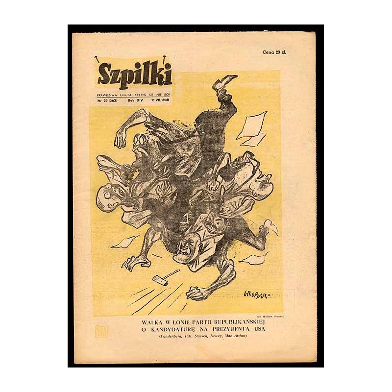 Szpilki. R. 14 (1948). Nr 28 (363) (11 VII 1948)