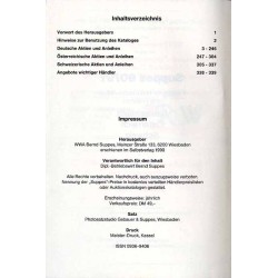 Suppes 90/91. Katalog für historische Aktien und Anleihen. Deutschland, Österreich, Schweiz. Historische Wertpapiere 90/91