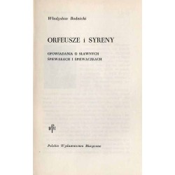 Orfeusze i syreny. Opowiadania o sławnych śpiewakach i śpiewaczkach