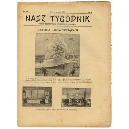 Nasz Tygodnik. Pismo ilustrowane społeczno-literackie. R.1 (1924). Nr 28 (14 grudnia 1924)
