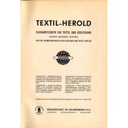 Textil-Herold. Fachadressbuch für Textil und Bekleidung (Industrie - Grosshandel - Zulieferer) für die Bundesrepublik Deutschlan