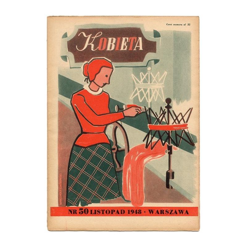 Kobieta. Tygodnik. 1948. Nr 50 (Listopad 1948) [Natalia Jarczewska i Kazimierz Witkowski]