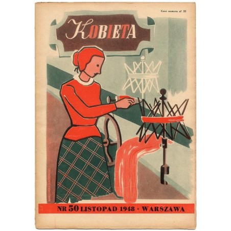 Kobieta. Tygodnik. 1948. Nr 50 (Listopad 1948) [Natalia Jarczewska i Kazimierz Witkowski]