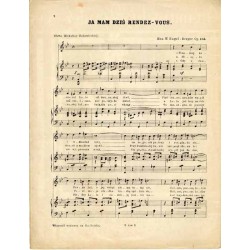 Ja mam dziś Rendez-vous. Op. 135