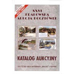 [Rara Avis] XXVI Krakowska Aukcja Pocztówek. Katalog aukcyjny. 27 stycznia 2007 r