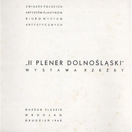 "II Plener Dolnośląski". Wystawa rzeźby