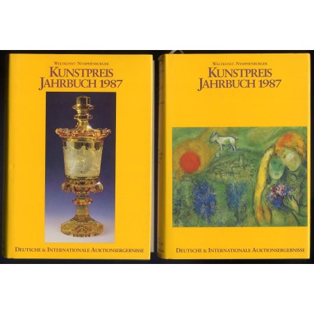 Kunstpreis Jahrbuch 1987. Deutsche und Internationale Auktionsergebnisse. Band 42 Teil 1-2 w 2 vol