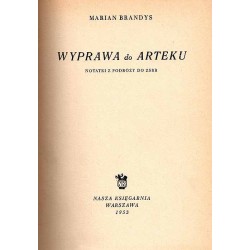 Wyprawa do Arteku. Notatki z podróży do ZSRR