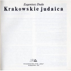 Krakowskie judaica