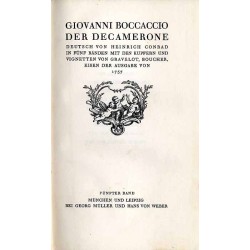 Der Decamerone. B.4-5. 2vol
