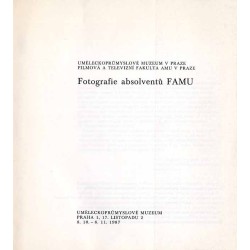 Fotografie absolventů FAMU
