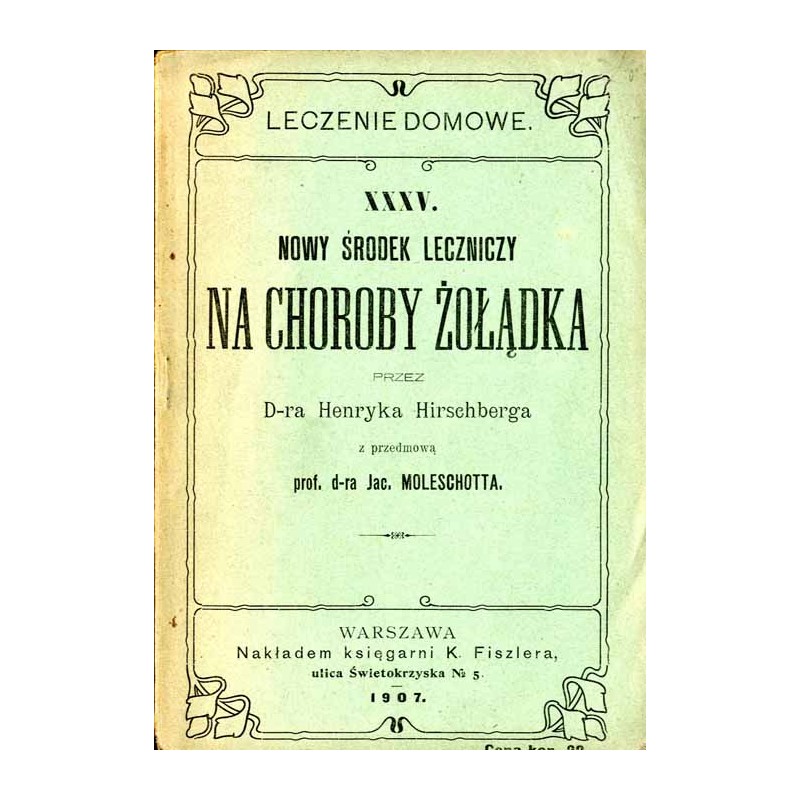 Nowy środek leczniczy na choroby żołądka