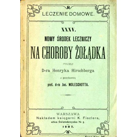 Nowy środek leczniczy na choroby żołądka
