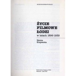 Życie filmowe Łodzi w latach 1896-1939