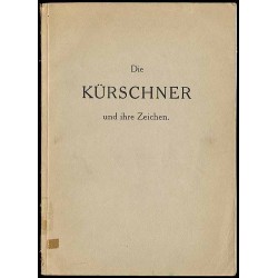 Die Kürschner und ihre Zeichen. Beiträge zur Geschichte der Kürschnerei