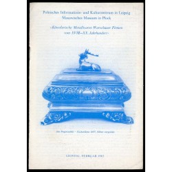 Polnisches Informations- und Kulturzentrum in Leipzig Masowisches Museum in Płock. "Künstlerische Metallwaren Warschauer Firmen