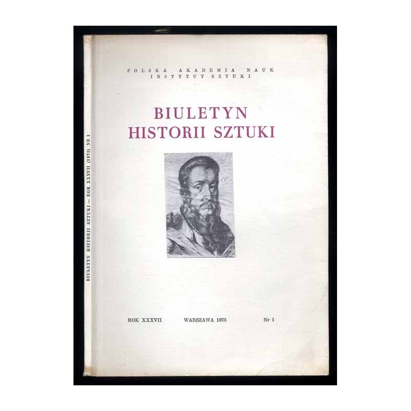 Biuletyn Historii Sztuki. R. 37 (1975). Nr 1 / Franciszek Smuglewicz / Jan Krzysztof Damel
