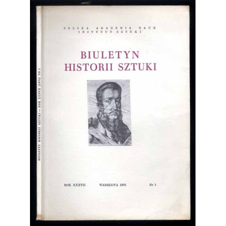 Biuletyn Historii Sztuki. R. 37 (1975). Nr 1 / Franciszek Smuglewicz / Jan Krzysztof Damel