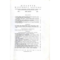 Biuletyn Historii Sztuki. R. 37 (1975). Nr 1 / Franciszek Smuglewicz / Jan Krzysztof Damel