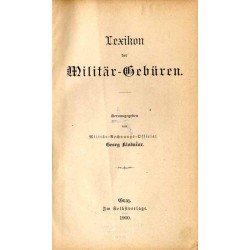 Lexikon der Militär-Gebüren