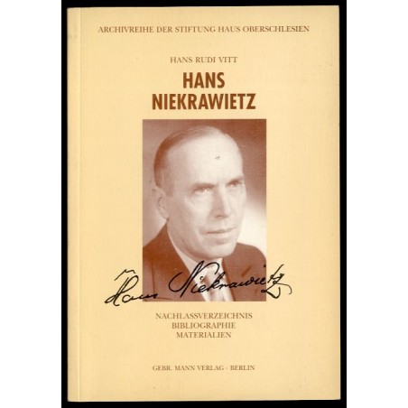 Hans Niekrawietz. Nachlassverzeichnis, Bibliographie, Materialien