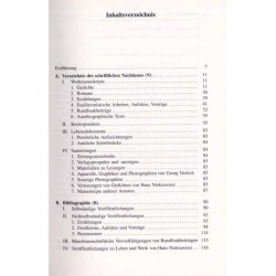 Hans Niekrawietz. Nachlassverzeichnis, Bibliographie, Materialien