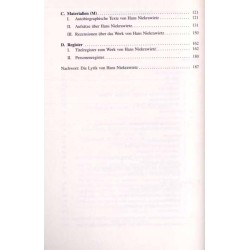Hans Niekrawietz. Nachlassverzeichnis, Bibliographie, Materialien