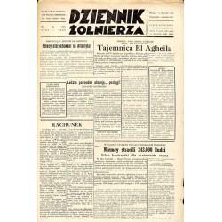 Dziennik Żołnierza. [...] Pismo żołnierzy I. Korpusu Panc.-Motorowego. R.3 (1942). Nr 189 (722) (14 grudnia 1942)