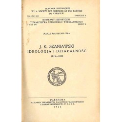 J. K. Szaniawski ideologja i działalność 1815-1830