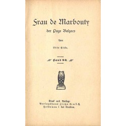 Frau de Marbouty der Page Balzacs