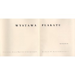 Wystawa plakatu, lipiec-październik 1961