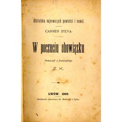 Krzyż mściciel W poczuciu obowiązku [klocek 2 powieści]