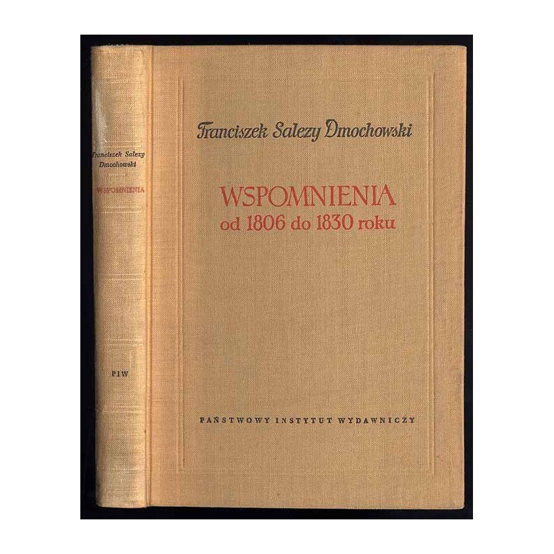 Wspomnienia od 1806 do 1830 roku