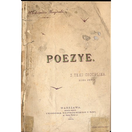 Poezye z teki Chochlika. Nowa serya